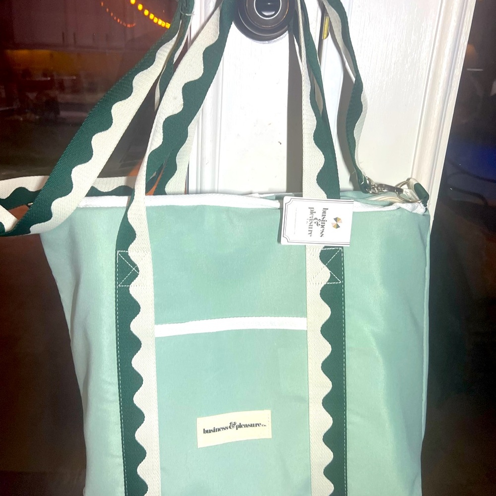 New with Tags Mint Green Insulated Bag by Busi and Pleasure NWT